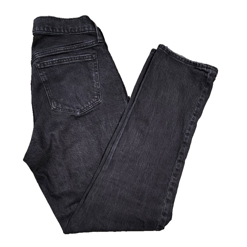 Abercrombie & Fitch Black The 90's Straight‎ Mid Rise Jeans Size 27/4